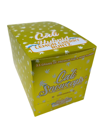 Cali SnowCaps Lemon Cherry Runtz THC-A Hemp Flower 1gram