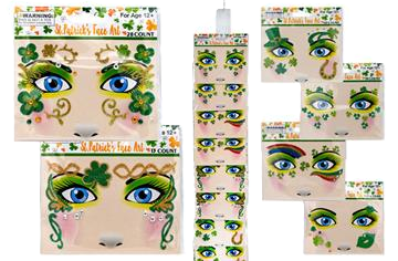 St. Patrick's Face Art