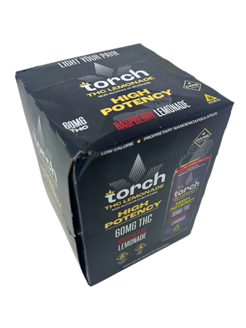 Torch Raspberry Lemonade 60mg d9 THC 4pk drink