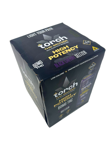 Torch Seltzer THC 60mg Black Cherry 4pk