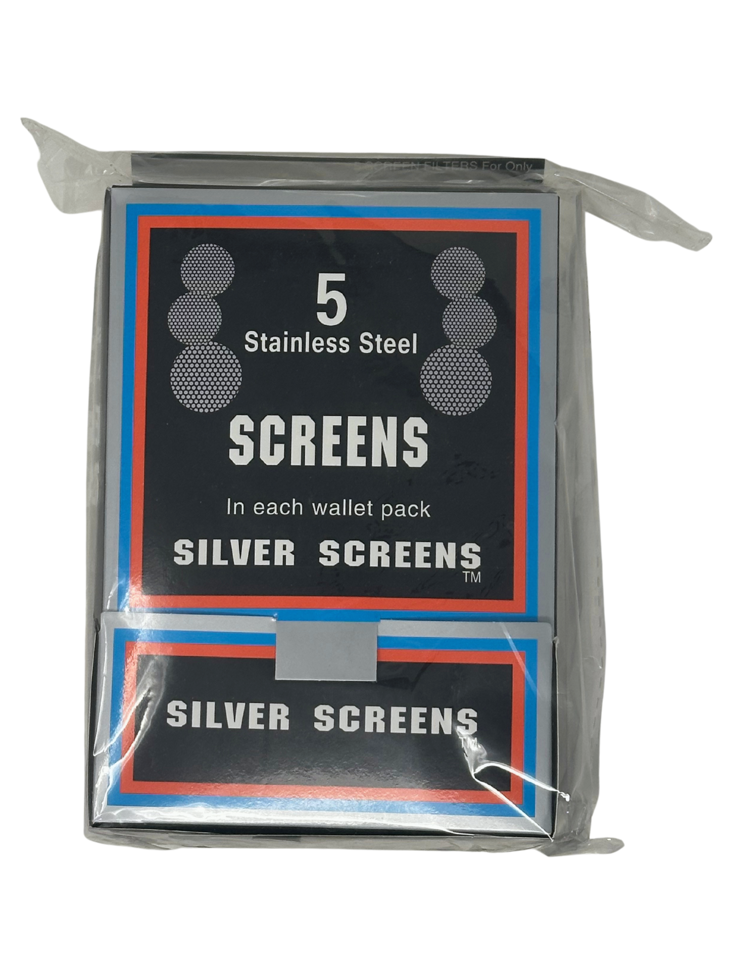 Silver/Brass 5pc Pipe Screen