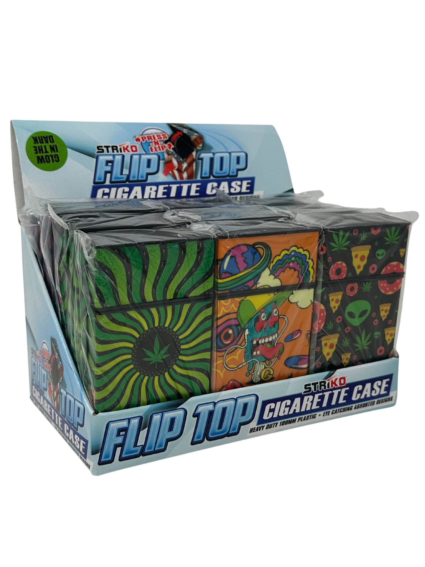 Glow in the Dark Cigarette Case for 100's