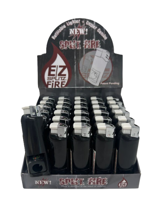 EZ Splitz Fire w/ Lighter & Cigar Cutter