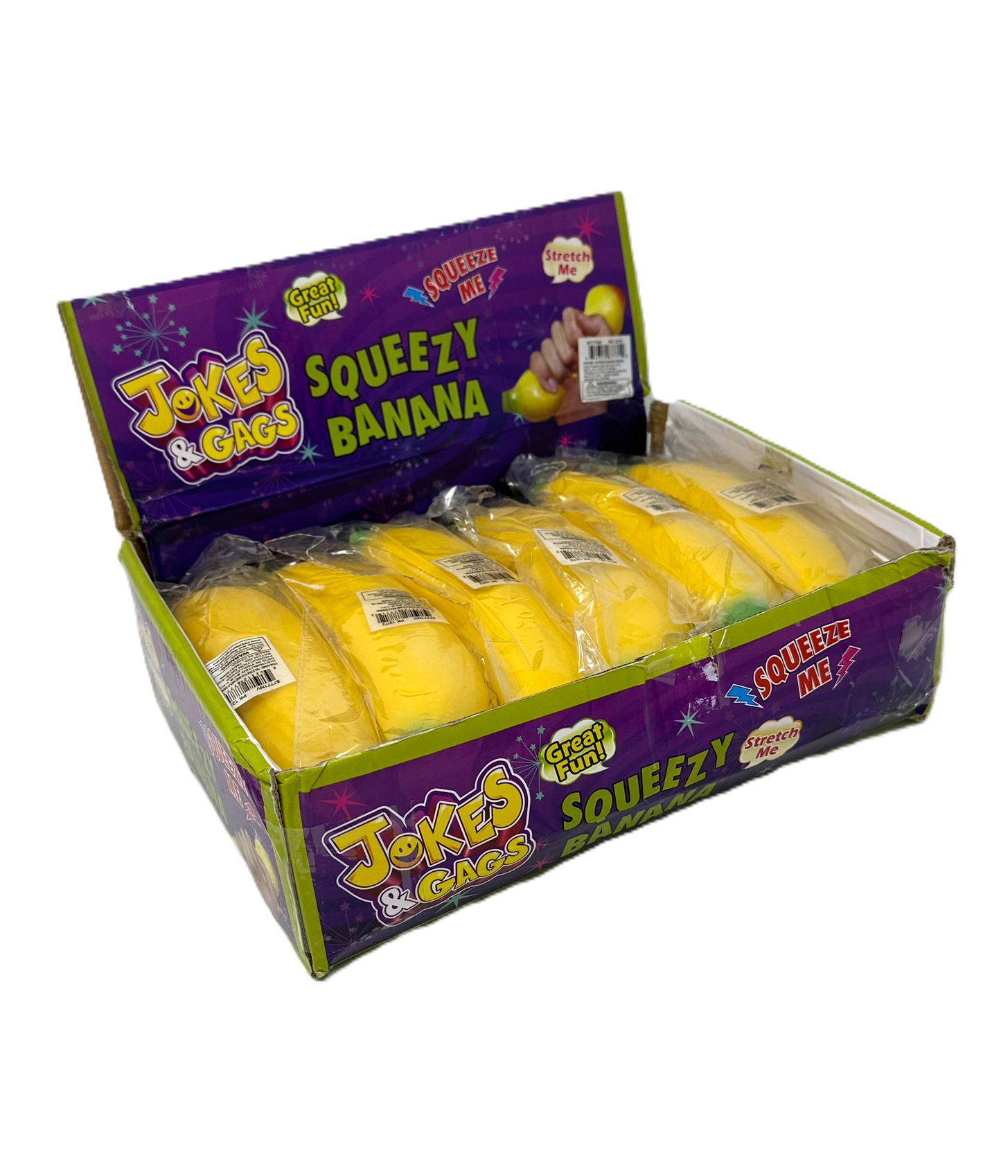 7" Filled Sand Stretch Banana