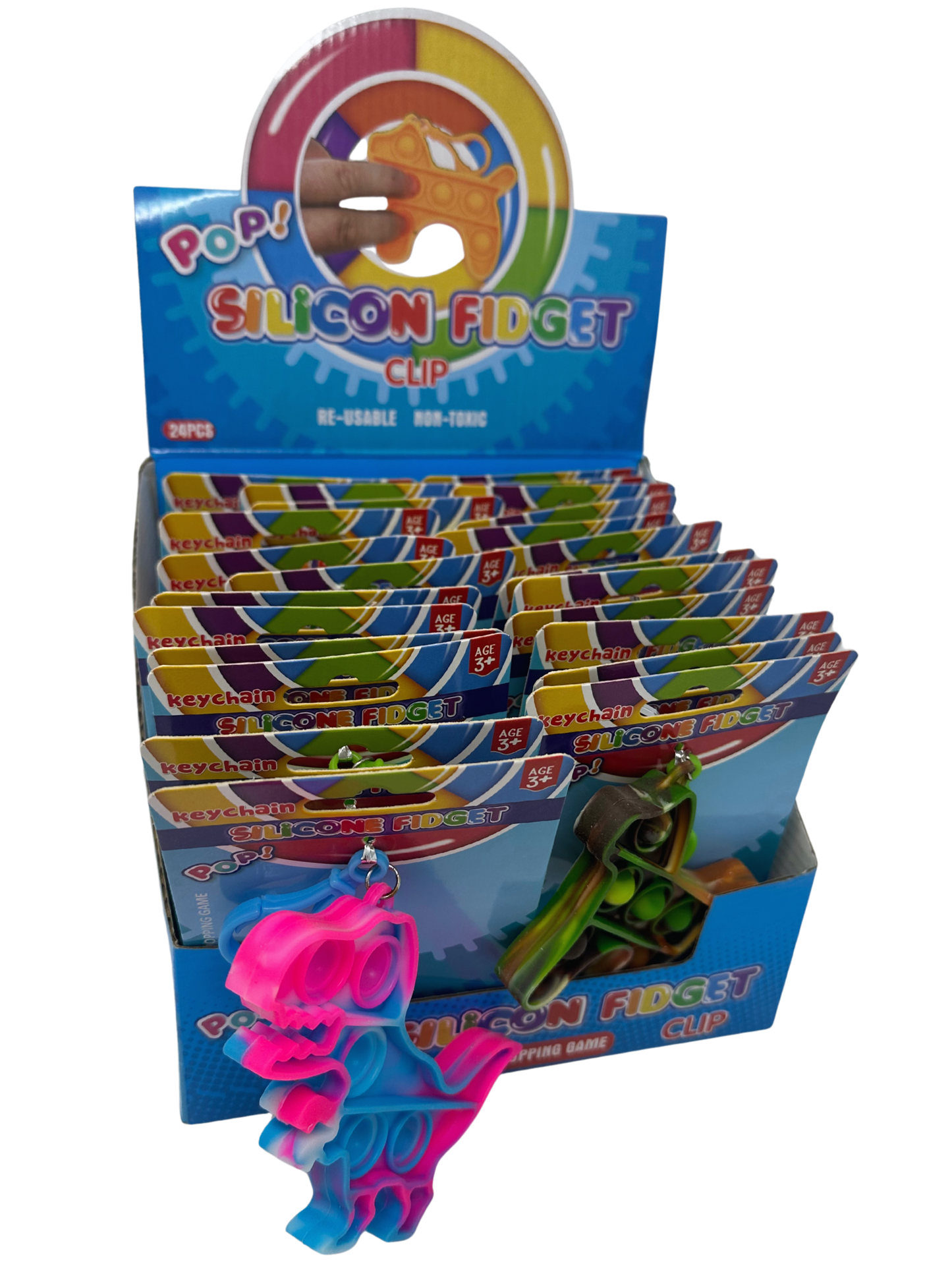 Pop It Keychain Display