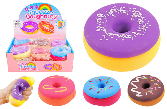 3" Squishy Donut 12ct Display (Bag)