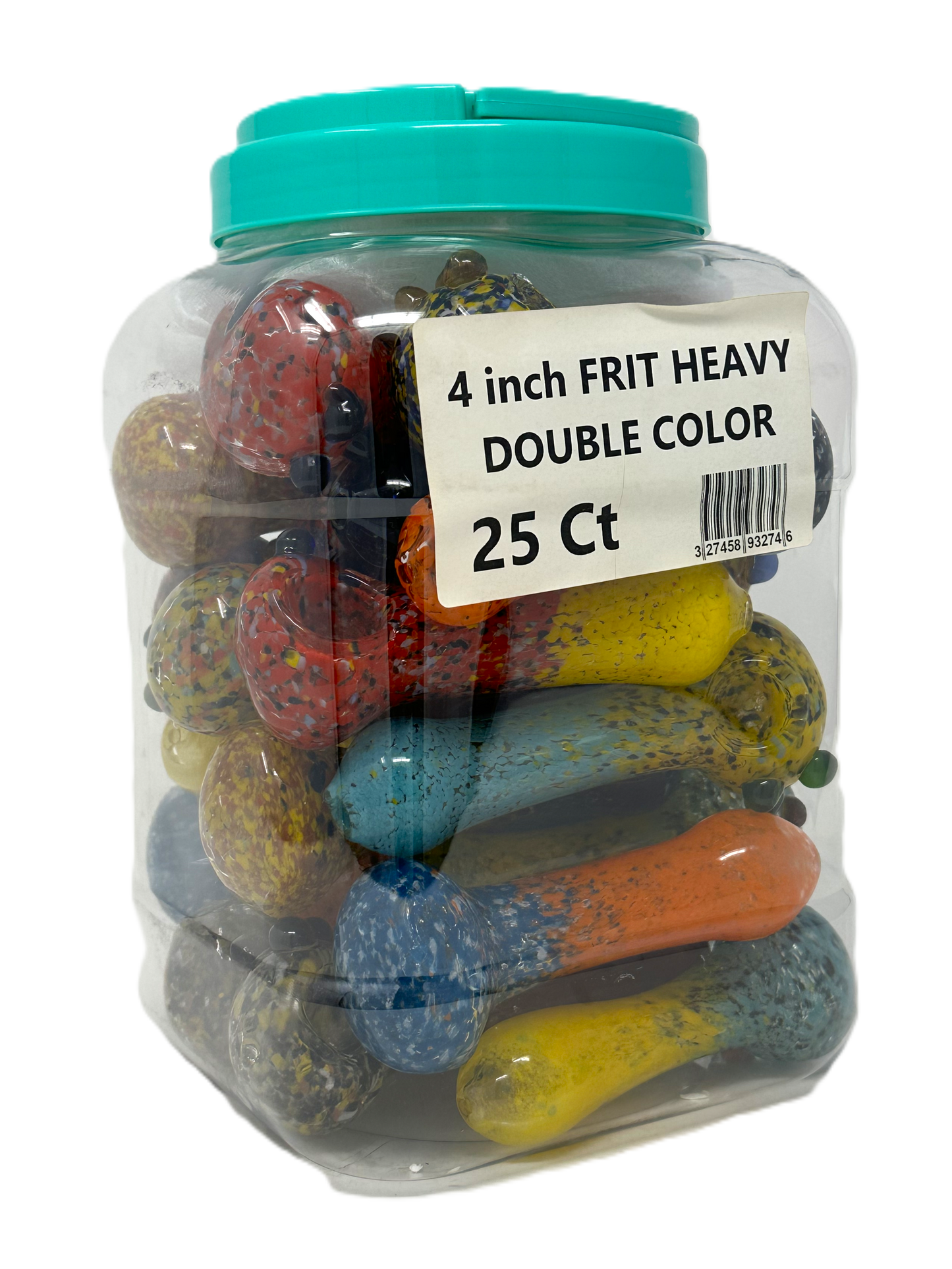 4" Heavy Glass Spoon Jar
