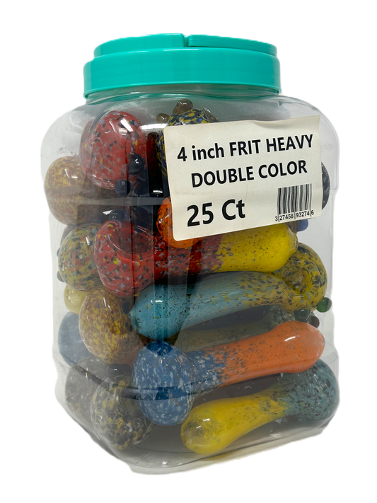 4" Heavy Glass Spoon Jar