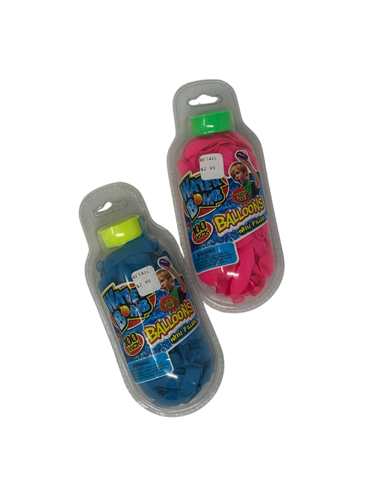 Water Bombs w/ Filler 100ct